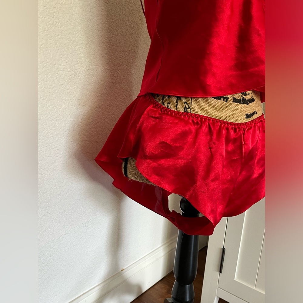 Victoria’s Secret vintage gold label women’s red lingerie pajama set-Medium - Picture 6 of 16